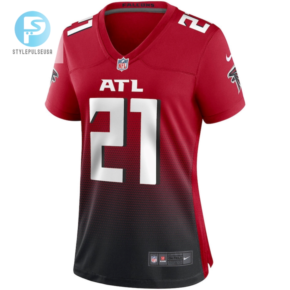 Todd Gurley Ii 21 Atlanta Falcons Women 2Nd Alternate Game Jersey  Red 