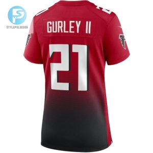 Todd Gurley Ii 21 Atlanta Falcons Women 2Nd Alternate Game Jersey Red stylepulseusa 1 2