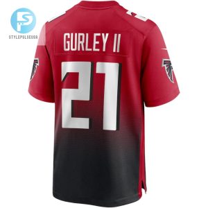 Todd Gurley Ii 21 Atlanta Falcons Men 2Nd Alternate Game Jersey Red stylepulseusa 1 2