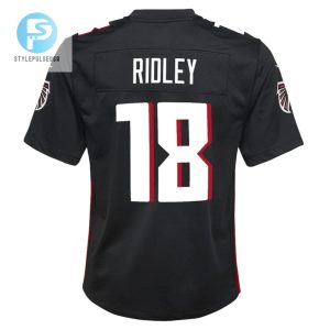 Calvin Ridley 18 Atlanta Falcons Youth Game Jersey Black stylepulseusa 1 2