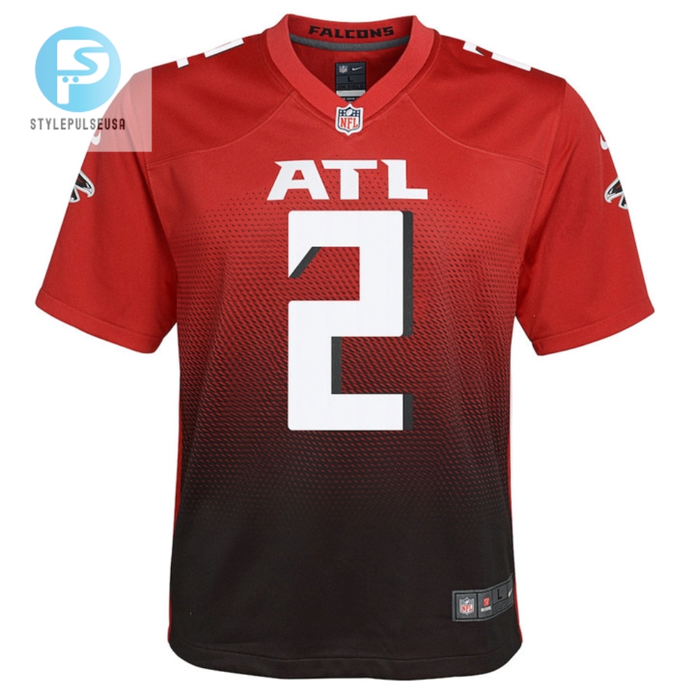 Matt Ryan 2 Atlanta Falcons Youth 2Nd Alternate Game Jersey  Red 