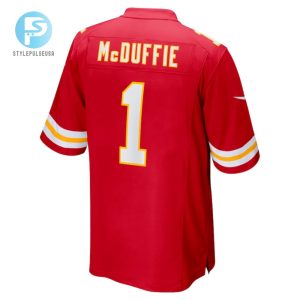 Trent Mcduffie 1 Kansas City Chiefs 2022 Draft First Round Pick Game Jersey In Red stylepulseusa 1 2