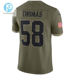 Derrick Thomas Kansas City Chiefs 2022 Salute To Service Retired Player Limited Jersey Olive stylepulseusa 1 2