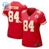 Justin Watson Kansas City Chiefs Womens Game Player Jersey Red stylepulseusa 1