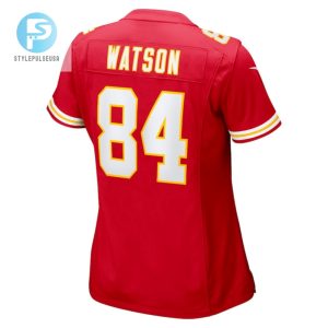 Justin Watson Kansas City Chiefs Womens Game Player Jersey Red stylepulseusa 1 2