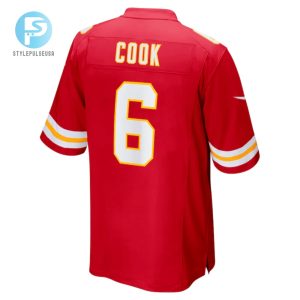 Bryan Cook Kansas City Chiefs Game Player Jersey Red stylepulseusa 1 2