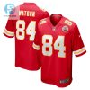 Justin Watson Kansas City Chiefs Game Player Jersey Red stylepulseusa 1