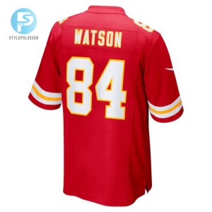 Justin Watson Kansas City Chiefs Game Player Jersey Red stylepulseusa 1 2