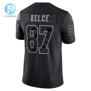 Travis Kelce Kansas City Chiefs Rflctv Limited Jersey Black stylepulseusa 1 2