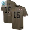 Patrick Mahomes Kansas City Chiefs 2022 Salute To Service Player Limited Jersey Olive stylepulseusa 1