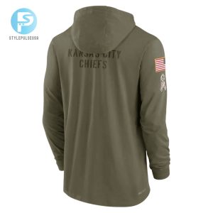 Men Kansas City Chiefs 2022 Salute To Service Tonal Pullover Hoodie Olive stylepulseusa 1 1