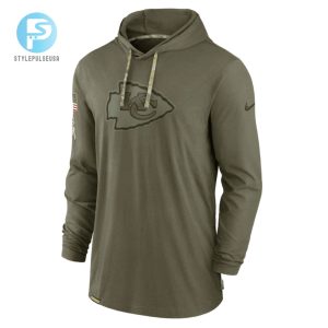 Men Kansas City Chiefs 2022 Salute To Service Tonal Pullover Hoodie Olive stylepulseusa 1 2