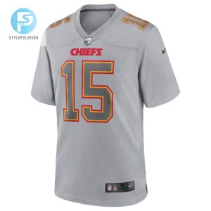 Patrick Mahomes 15 Kansas City Chiefs Atmosphere Fashion Game Jersey Gray stylepulseusa 1 2