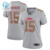 Patrick Mahomes 15 Kansas City Chiefs Womens Atmosphere Fashion Game Jersey Gray stylepulseusa 1