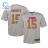 Patrick Mahomes 15 Kansas City Chiefs Youth Atmosphere Game Jersey Gray stylepulseusa 1