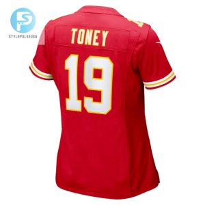 Kadarius Toney 19 Kansas City Chiefs Womens Game Player Jersey Red stylepulseusa 1 2