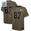 Travis Kelce Kansas City Chiefs Youth 2022 Salute To Service Player Limited Jersey stylepulseusa 1