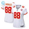 Tony Gonzalez Kansas City Chiefs Womens Retired Game Jersey White stylepulseusa 1