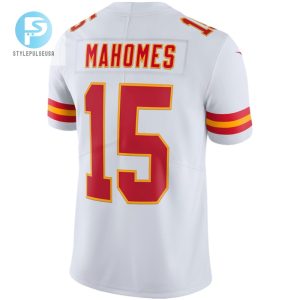 Patrick Mahomes 15 Kansas City Chiefs Vapor Limited Jersey White stylepulseusa 1 2