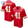 James Winchester 41 Kansas City Chiefs Game Jersey Red stylepulseusa 1