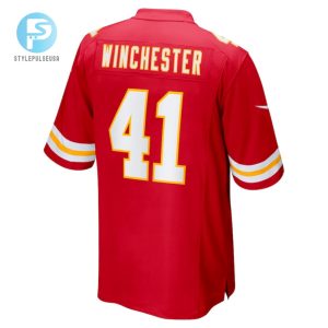 James Winchester 41 Kansas City Chiefs Game Jersey Red stylepulseusa 1 2