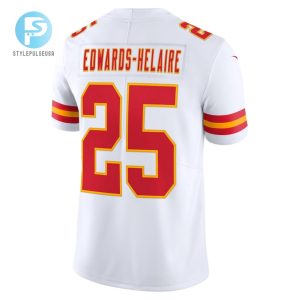 Clyde Edwardshelaire 25 Kansas City Chiefs Vapor Limited Jersey White stylepulseusa 1 2