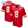 Carlos Dunlap 8 Kansas City Chiefs Home Game Player Jersey Red stylepulseusa 1