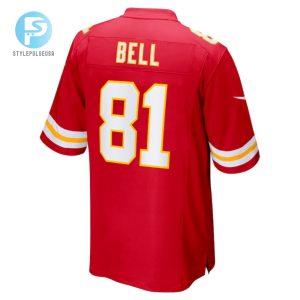 Blake Bell 81 Kansas City Chiefs Game Player Jersey Red stylepulseusa 1 2