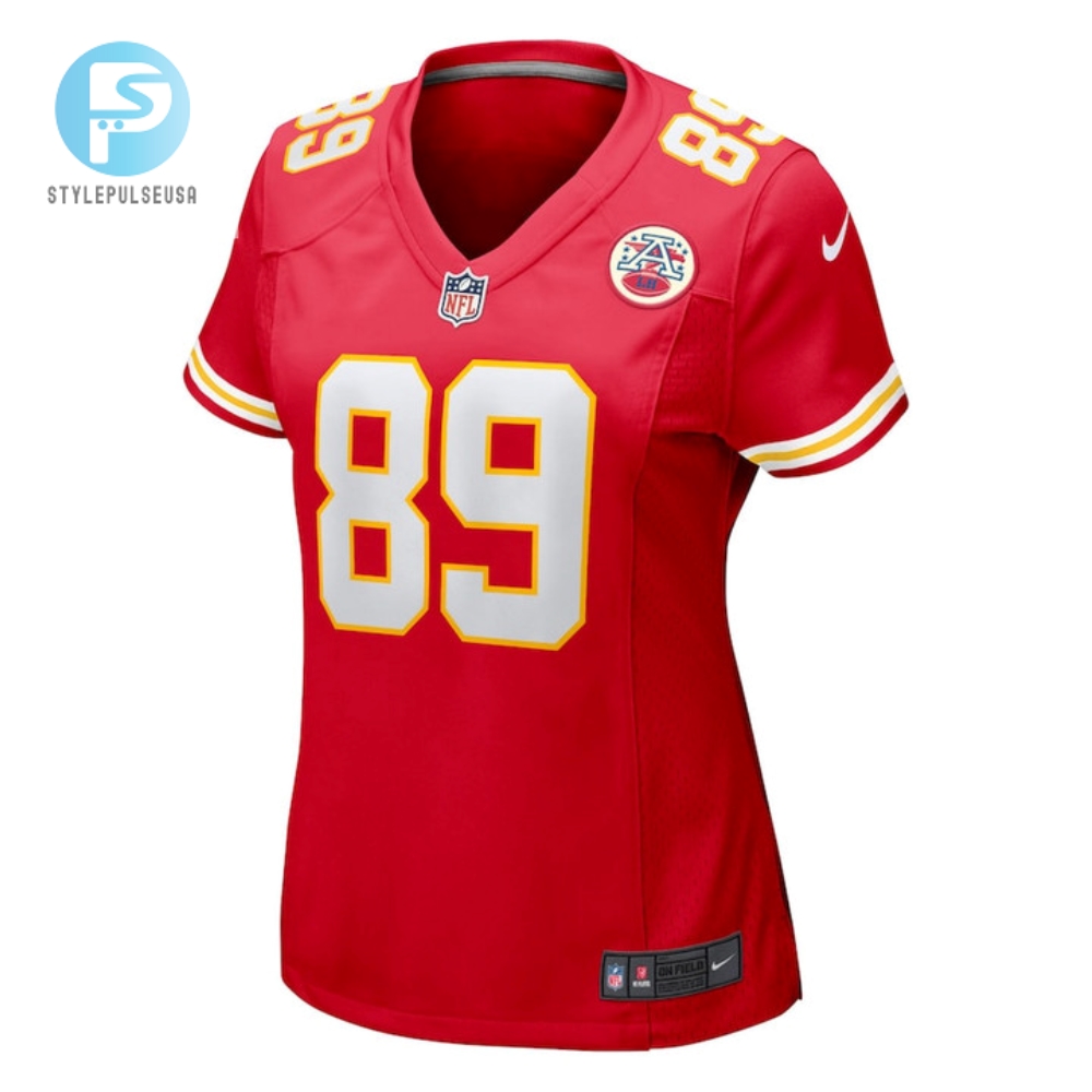 Bryan Edwards 89 Kansas City Chiefs Womens Home Game Player Jersey  Red 
