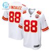 Tony Gonzalez Kansas City Chiefs Retired Player Game Jersey White stylepulseusa 1