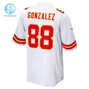 Tony Gonzalez Kansas City Chiefs Retired Player Game Jersey White stylepulseusa 1 2