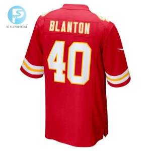 Kendall Blanton 40 Kansas City Chiefs Home Game Player Jersey Red stylepulseusa 1 2