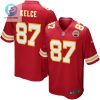 Travis Kelce 87 Kansas City Chiefs Team Game Jersey Red stylepulseusa 1