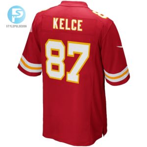 Travis Kelce 87 Kansas City Chiefs Team Game Jersey Red stylepulseusa 1 2