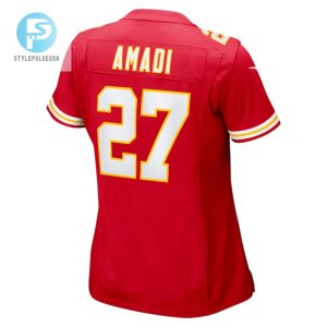 Ugo Amadi 27 Kansas City Chiefs Womens Home Game Player Jersey Red stylepulseusa 1 2