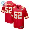 Creed Humphrey 52 Kansas City Chiefs Game Jersey Red stylepulseusa 1