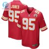 Chris Jones 95 Kansas City Chiefs Player Game Jersey Red stylepulseusa 1