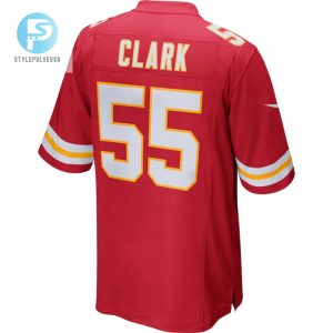 Frank Clark 55 Kansas City Chiefs Game Jersey Red stylepulseusa 1 2