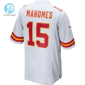 Patrick Mahomes 15 Kansas City Chiefs Game Jersey White stylepulseusa 1 2