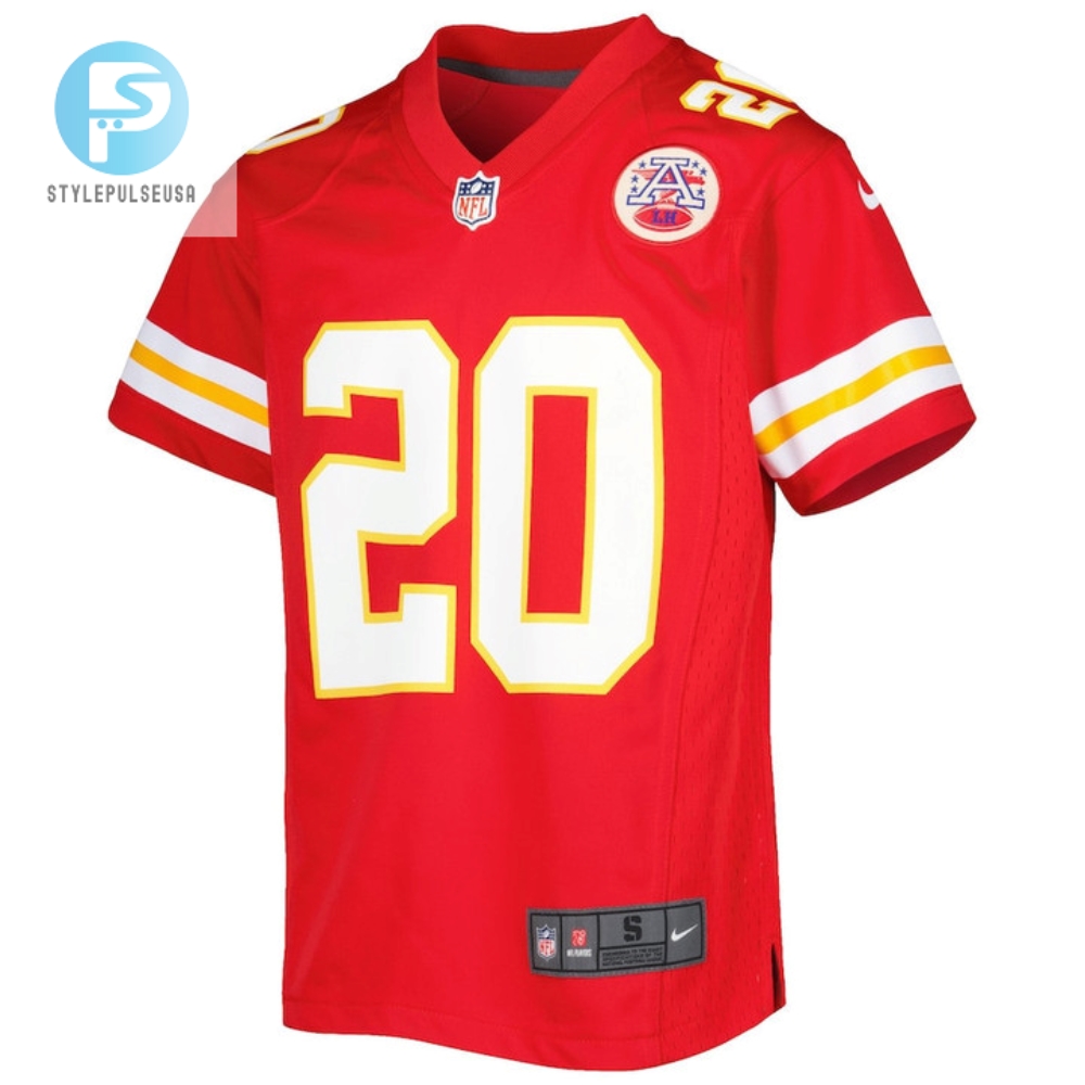 Justin Reid 20 Kansas City Chiefs Youth Game Jersey  Red 