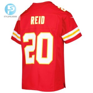 Justin Reid 20 Kansas City Chiefs Youth Game Jersey Red stylepulseusa 1 2