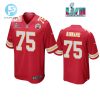 Darian Kinnard 75 Kansas City Chiefs Super Bowl Lvii Red Men Game Jersey stylepulseusa 1