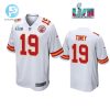 Kadarius Toney 19 Kansas City Chiefs Super Bowl Lvii White Men Game Jersey stylepulseusa 1