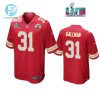 Wayne Gallman 31 Kansas City Chiefs Super Bowl Lvii Red Men Game Jersey stylepulseusa 1