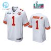 Lonnie Johnson Jr. 1 Kansas City Chiefs Super Bowl Lvii White Men Game Jersey stylepulseusa 1