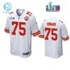 Darian Kinnard 75 Kansas City Chiefs Super Bowl Lvii White Men Game Jersey stylepulseusa 1