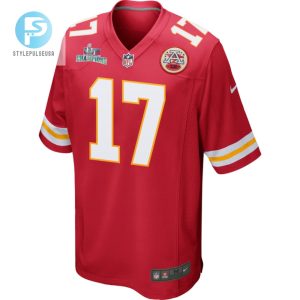 Mecole Hardman 17 Kansas City Chiefs Super Bowl Lvii Champions Men Game Jersey Red stylepulseusa 1 2