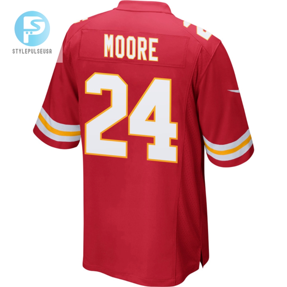 Skyy Moore 24 Kansas City Chiefs Super Bowl Lvii Champions Men Game Jersey  Red 