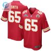 Trey Smith 65 Kansas City Chiefs Super Bowl Lvii Champions Men Game Jersey Red stylepulseusa 1