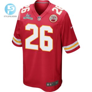 Deon Bush 26 Kansas City Chiefs Super Bowl Lvii Champions Men Game Jersey Red stylepulseusa 1 2